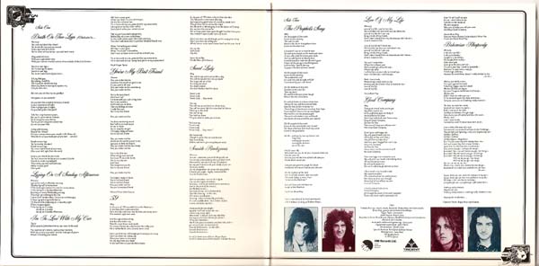 Inner Gatefold, Queen - A Night At The Opera